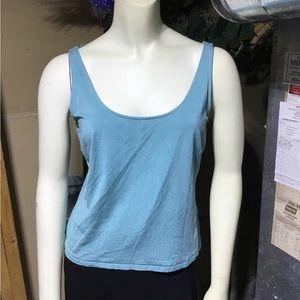 Sigrid Olsen Teal Tank Top